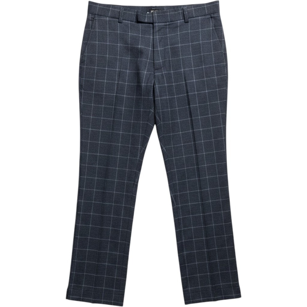 Nike Golf Tour Performance Dri-FIT Pants Mens 34x30 Grey Windowpane Plaid Check